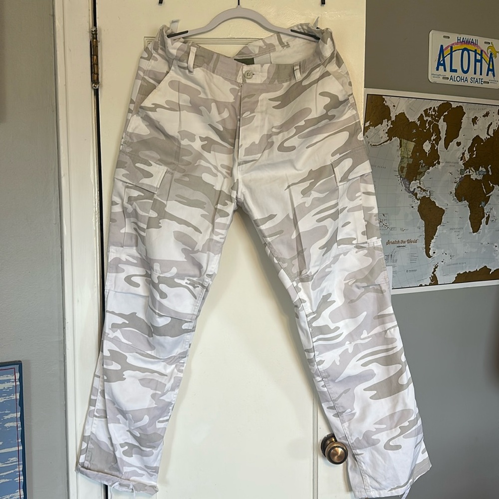 Camo cargo pants